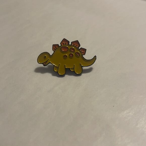 Happy Dinosaur Pin Brooch - Picture 1 of 3